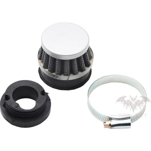 44mm AIR FILTER CLEANER Carby Adaptor for 33cc 47cc 49CC MINI BIKE DIRT ATV QUAD POCKET ROCKET SCOOTER PRO BAT New