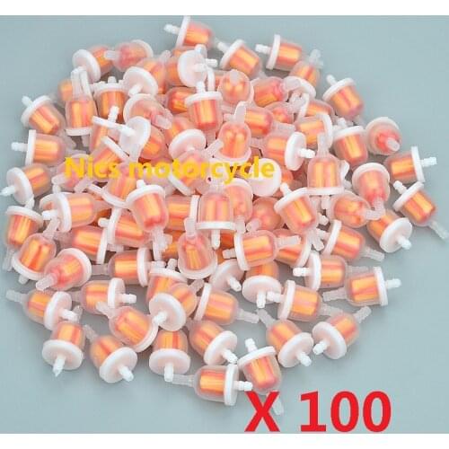 100 fuel filters motorcycle, scooter, autocycle, autobike ATV Go kart filter