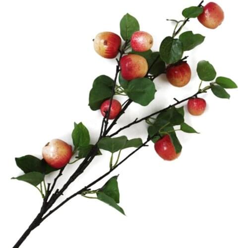 Simulation Apple Branch Artificial Flower Arrangement Shooting Props Home Wedding Party Decoration