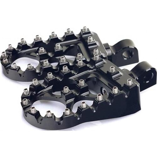 11.8cm x 5.7cm x 2cm Motorcycle MX Style Footrests Foot Peg Pedals Motorbike Modification Accessory