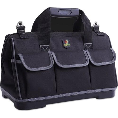 14-20 Inch Large Capacity Tool Bag Portable Electrician Kit Storage Bag Waterproof Multifunction Repair Tools Shoulder Pocket