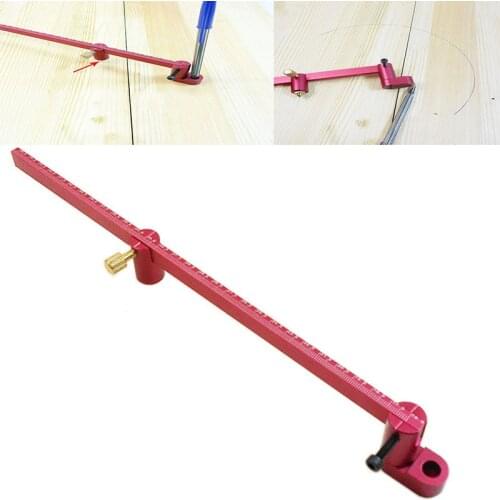 316.5mm Woodworking straight line arc Curve Scriber dual-purpose scribe parallel drawing line multi-function marking tool