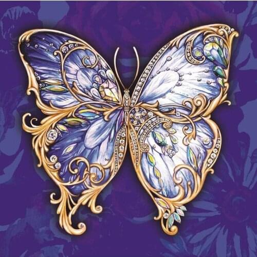 5D Diy Diamond Embroidery Square/Round Diamond Painting Butterfly Pattern Cross Stitch Mosaic Needlework Fashion Decor Painting
