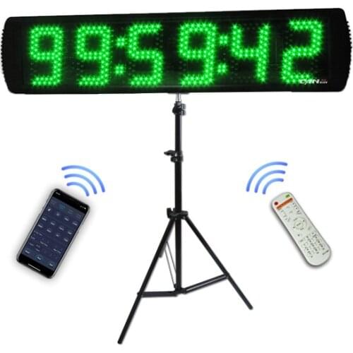 Ganxin 6 digit App Control Interval Timer Led Countdown Timer with Tripod