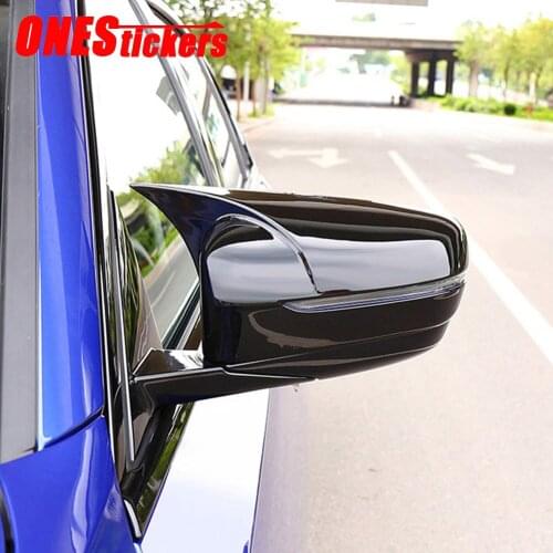 ABS Car Accessories Rearview Mirror Cover Caps Shell Trim For BMW 3 4 5 7 8 Series G20 G28 G22 G23 G30 G31 G11 G12 G14 G15 G16