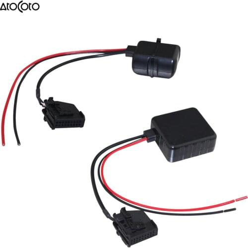 Car Bluetooth Module for VW MFD2 RNS RNS2 Radio Stereo Aux Cable Adapter with Filter Wireless Audio Input