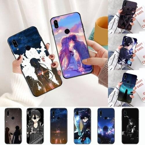 Sword Art Online SAO anime Phone Case For Xiaomi Redmi mi note 7 8t 9 9t 9s 8 10 10t 11 pro lite K20 max 3