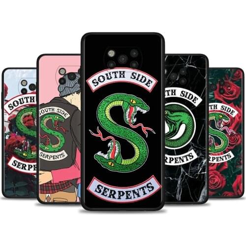 Case For Poco X3 M3 Pro NFC F1 Cover for Mi Note 10 Pro Fundas for Mi CC9 Pro CC9E A3 A2 Coque Hot Riverdale Southside Serpents