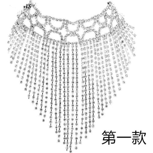 Ashion Choker Stone Necklace for Women Sexy Lingerie Nipple Jewellery Non Piercing Jewelry Chain Necklace Festival Gift Girls