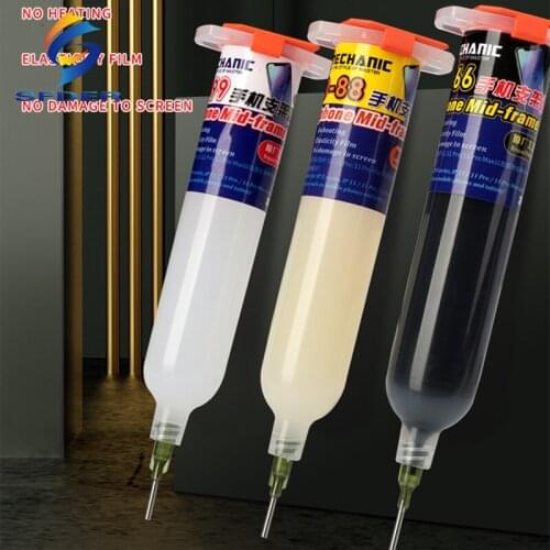 KO-66/88/99 Mechanic Black/Yellow/White Liquid Glue For Mobile iPhone Tablet Screen Middle Frame Adhesive Repair Tools 30CC