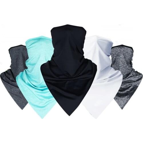 Summer Cycling Headwear Anti-UV Neck Face Mask Outdoor Sports Bicycle Triangle Scarf Headband Magic Bandana