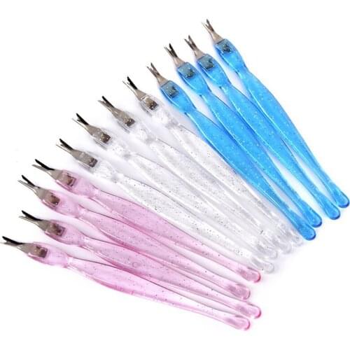 NEW-Nail Dead Skin Remover Cuticle Pusher Tool Set of 12Pcs