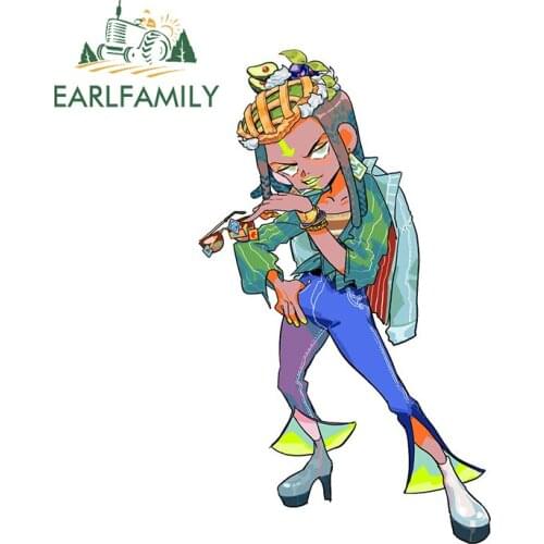 EARLFAMILY 13x7.7cm for JoJos Bizarre Adventure Ermes Costello Decal Scratch-proof JDM Camper Car Sticker Vinyl Car Decoration