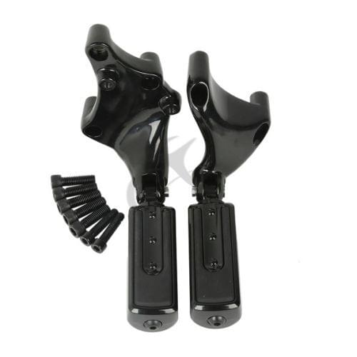 SkidProof Footpegs + Mounting Brackets For Harley XL883 1200 Sportster 14-17 New TWO COLORS