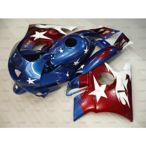 CBR600 F2 1991 - 1994 Fairing CBR 600 F2 1993 Fairings CBR 600 F2 1994 Blue White Red Flag Full Body Kits