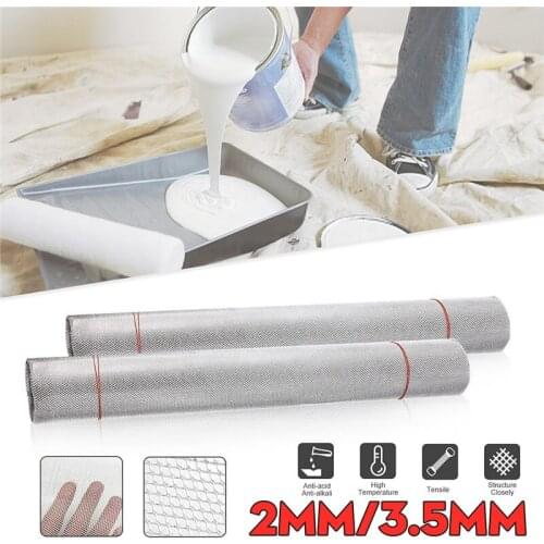 50cm x 300cm Fine Aluminium Modelling Mod Mesh Wire Filter Sheet Hole Dia 2mm/3.5mm Paint Filter