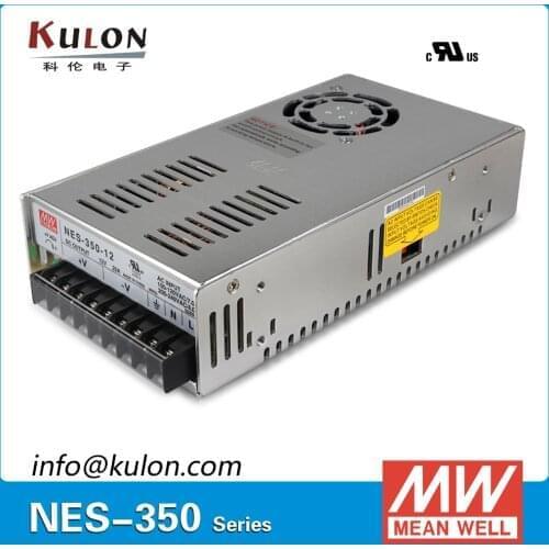 Meanwell NES-350 Power Supply 300W 350W 5v 24V 48v 36V 15v 60a 46a 29a 13a 220v to 12v ac dc regulated Isolated Single output
