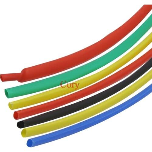 10M Heatshrink Insulated Sleeve 1/1.5/2/2.5/3/4/5/6/8mm Diameter Heat Shrink Tubing Tube Sleeving Wrap Wire Cable Kit CZYC