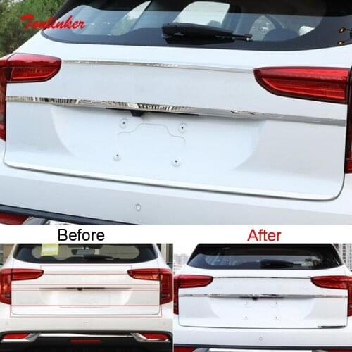 Tonlinker Exterior Car Door handle Cover case Stickers for Ford KUGA 2013-18 Car styling 8 PCS ABS Chrome Cover stickers