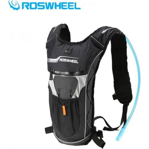 ROSWHEEL Cycling Backpack MTB 4L Bicycle Bag Outdoors Sport Backpacks Bike Bicycle Cycling Bag Bolsa Bicicleta +2L Water Bag