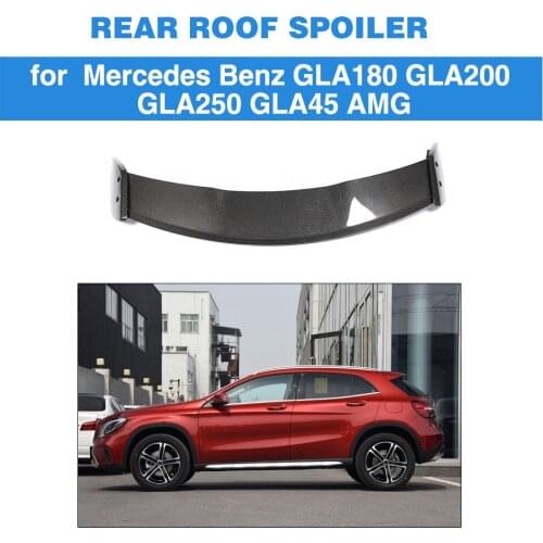 Rear Roof Spoiler Wing For Mercedes Benz GLA Class CLA200 CLA250 CLA45 AMG Base Sport 2013 - 2018 Carbon Fiber