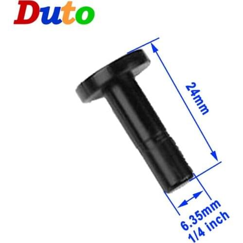 50pcs 6.35mm Straight end Plug End Cap 1/4 Inch Hole Seal Stoppers leakproof Slip-Lock Misting Nozzle Tees Blocked Tool RO water