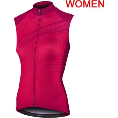 Womens bike sleeveless Jersey Cycling Clothing Road Bicycle Shirt Racing Outfits Summer breathable MTB Outdoor Sportswear Y08069