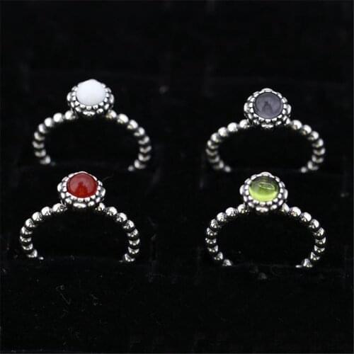 100% 925 Sterling silver cubic zirconia princess Compatible with European anillos wedding rings Fits ring gold for Women