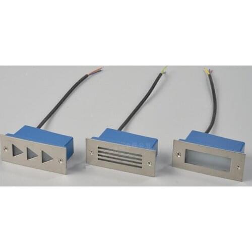 12pcs/lot 9W LED Decorative Stair Wall Light Corner LED recessed lawn Light footlight waterproof Underground lamp AC85-265V