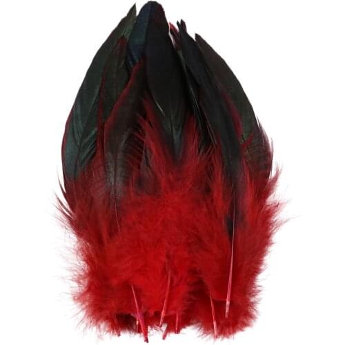 14 Colors Wholesale Black Saddle Rooster Feather 13-20cm For Crafts Hats Jewelry Decorations Pheasant Chicken Crafts Feathers
