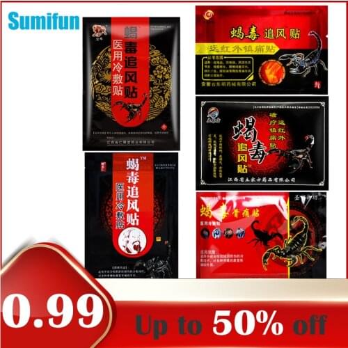 16pcs Scorpion Venom Pain Relief Plaster Muscle Sprain Rheumatoid Arthritis Joint Knee Neck Ache Sticker Chinese Medical Patches