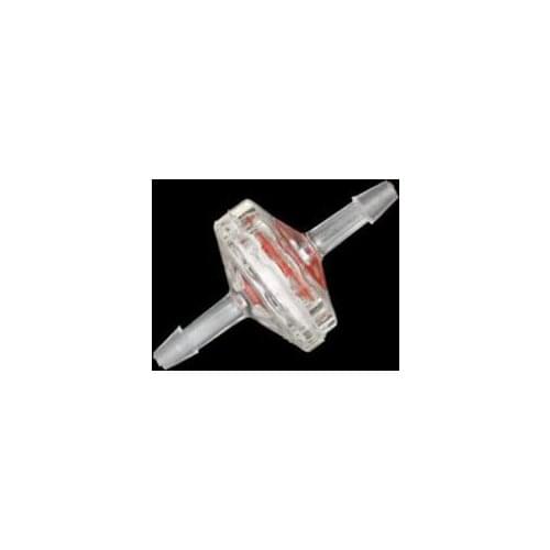 3mm OD Plastic Hose Barb Clear One Way Non-return Check Valve Pipe Fitting Tube Connector for Water Gas Liquid