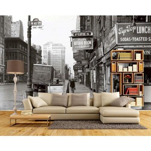 3d wallpaper for room Black and white art street architecture landscape wallpaper wall design photo 3d wallpaper