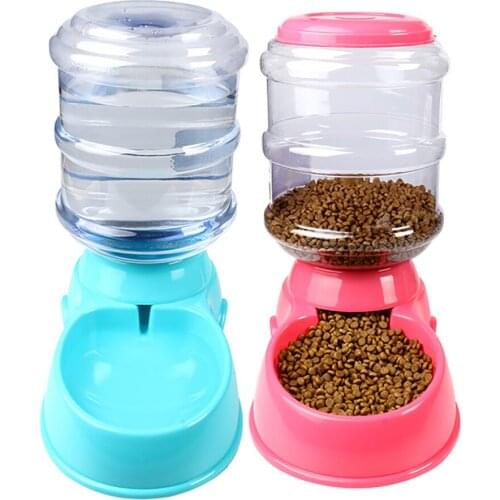 Automatic Pet Water Food Dispenser 3.8L Large Pet Feeder Waterer Cat Dog Feeding Bowl Drinking Water/Automatic Feeding