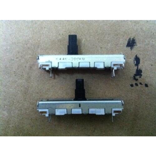 [ bella ]ALPS Alps 4 cm slide potentiometers Single 200KW plastic with intermediate positioning axis length 10MM--10pcs/lot