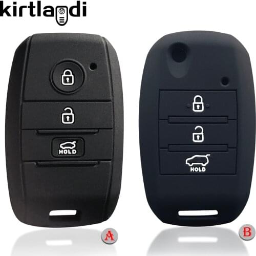 3 Button Remote Shell Key Holder Case for KIA Soul Ceed Cerato Sportage Rio 4 X-line K3 K5 Optima River Carens Cover Key Fob Cap