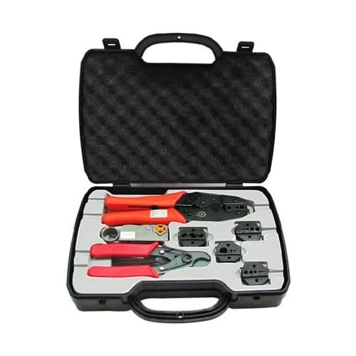 Ht-330k Practical Metal piler combination tool kit 8 in 1 Crimping Tool set with screwdriver