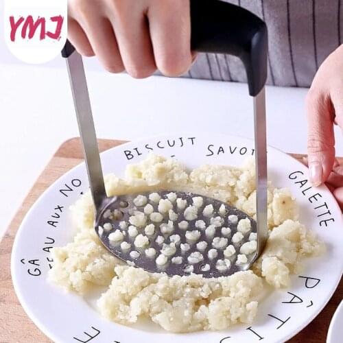 Kitchen Accessories Gadgets Stainless Steel Potatoes Mud Pressure Mud Machine Potato Masher Ricer Fruit Vegetable Tools 1PC