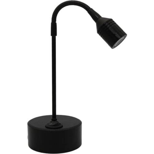 Recharging 5-40cm pole cabinet lamp ,jewelry stand up switch battery lamp , 1W 3W counter desk ,ceiling,glass tube spot lamp