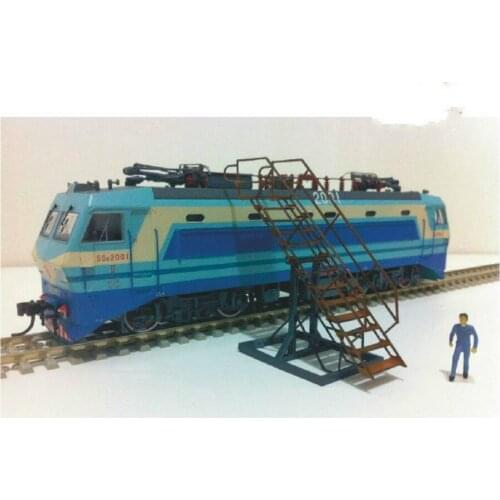 Locomotive Maintenance Ladder For Construction Scene Sand Table Architecture Ho Train Railway Passenger Station