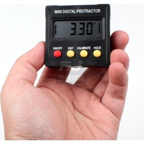Mini electronic digital inclinometer / level meter / inclinometer / level gauge / Black angle ruler