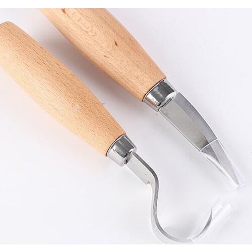 2 Pcs/Set Woodworking Wood Carving Kit Set Hand Carving Chisel Knife Sharp-Edged Diy Wood Gouge Chisel Carpenter Tools