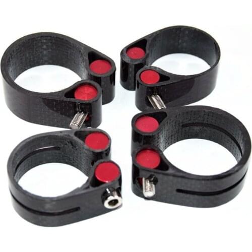 Newest Mountain Road bike full carbon seatpost clamp carbon bicycle seatpost clamp MTB bike carbon seat clamp parts Free shiping