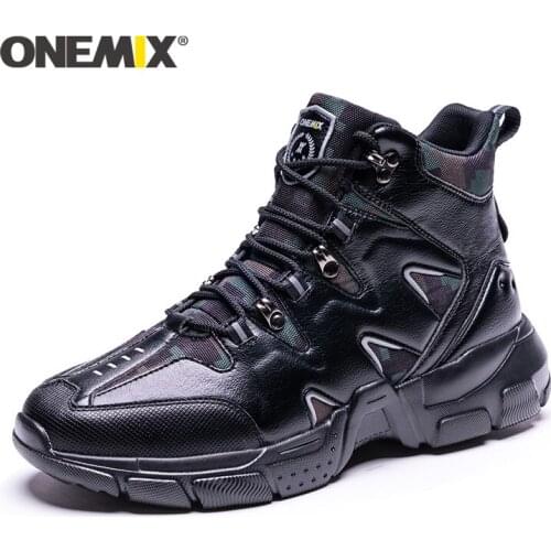 ONEMIX 2020 New Hiking Shoes Snow Boots Men Camping Tactical Boots Climbing Boots Men Motorcycle Boots Men Military Boots Men