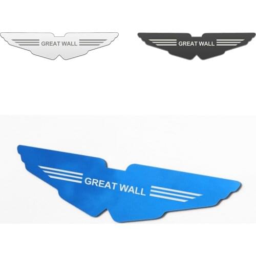 New 3D wings metal body sticker stainless steel badge for Great Wall Haval Hover H3 H5 car styling sticker accessories