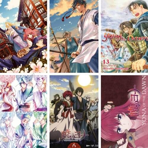 Nordic Anime Posters Prints Yona of The Dawn Wall Art Canvas Painting Wall Decor Retro Picture Living Kids Room Home Decoration