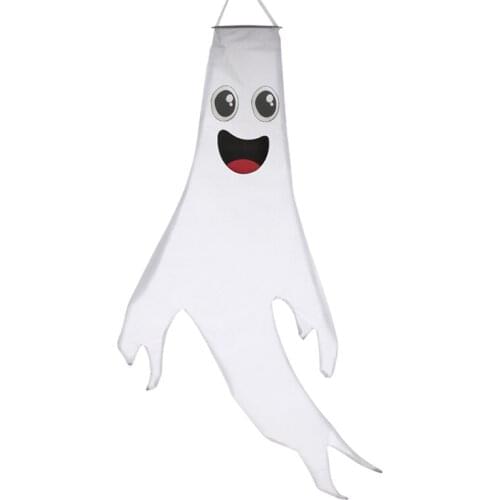 Halloween Ghost Windsock Cute Flying Party Supplies Outdoor Hanging Flag Decoration Good Garden Decor