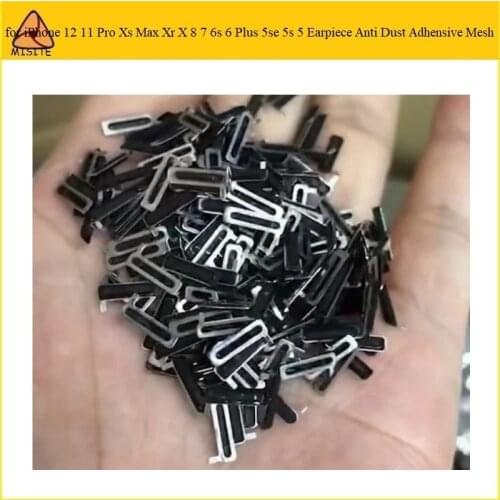 50Pcs Earspeaker Dust Mesh For iPhone 12 111 Pro Xs Max Xr X 8 7 6s 6 Plus 5Se 5s 5 Earpiece Ear Speaker Anti Dust Adhesive Mesh