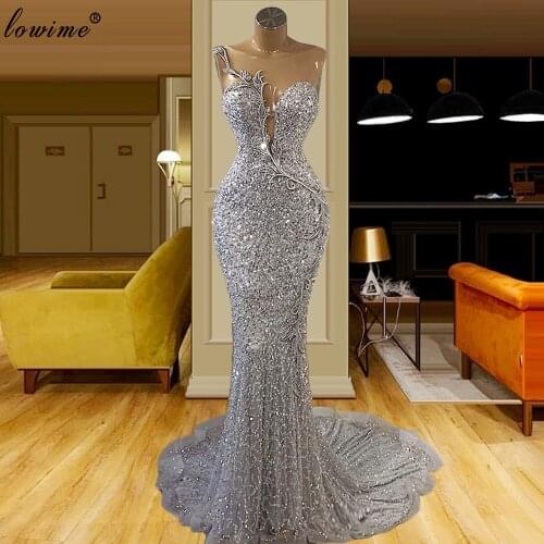 Plus Size Gray Sequins Evening Dresses Long Mermaid Formal Evening Gowns Mother Of The Brides Dresses Party Gown вечерние платья