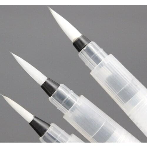 155mm S, M, L Calligraphy Pen Cake Soft Hair Writing Brush School Office Supply Artist Watercolor Painting Drawing Stationery